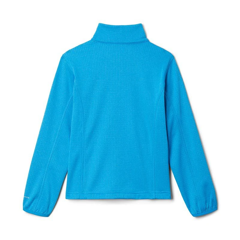 Columbia Kids' Park View™ Fleece Full Zip Compass Blue Heather 2 Columbia Kids' Park View™ Fleece Full Zip Compass Blue Heather - Image 2