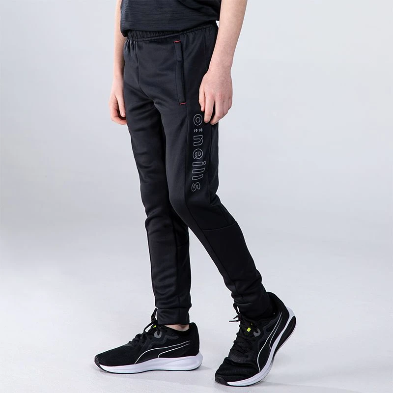 Kids' Cody Hybrid Skinny Tracksuit Bottoms Black / Red / Grey 2 Kids' Cody Hybrid Skinny Tracksuit Bottoms Black / Red / Grey - Image 2