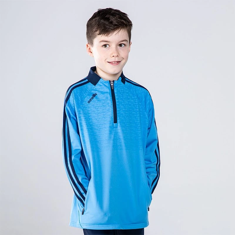 Kids' Ohio Brushed Half Zip Top Sky / Marine 1 Kids' Ohio Brushed Half Zip Top Sky / Marine