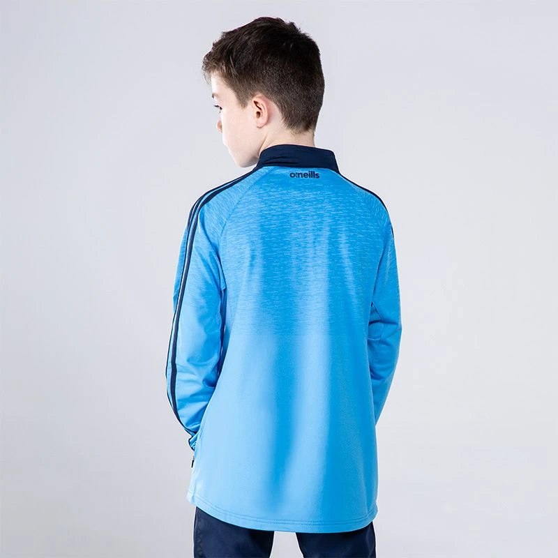 Kids' Ohio Brushed Half Zip Top Sky / Marine 2 Kids' Ohio Brushed Half Zip Top Sky / Marine - Image 2