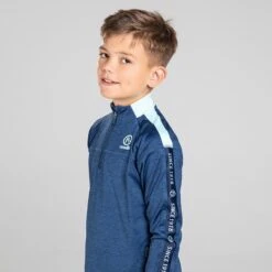 Kids' Defender Brushed Half Zip Top Marine / Green / Marine