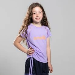 Kids' Rosie T-Shirt Purple / Orange