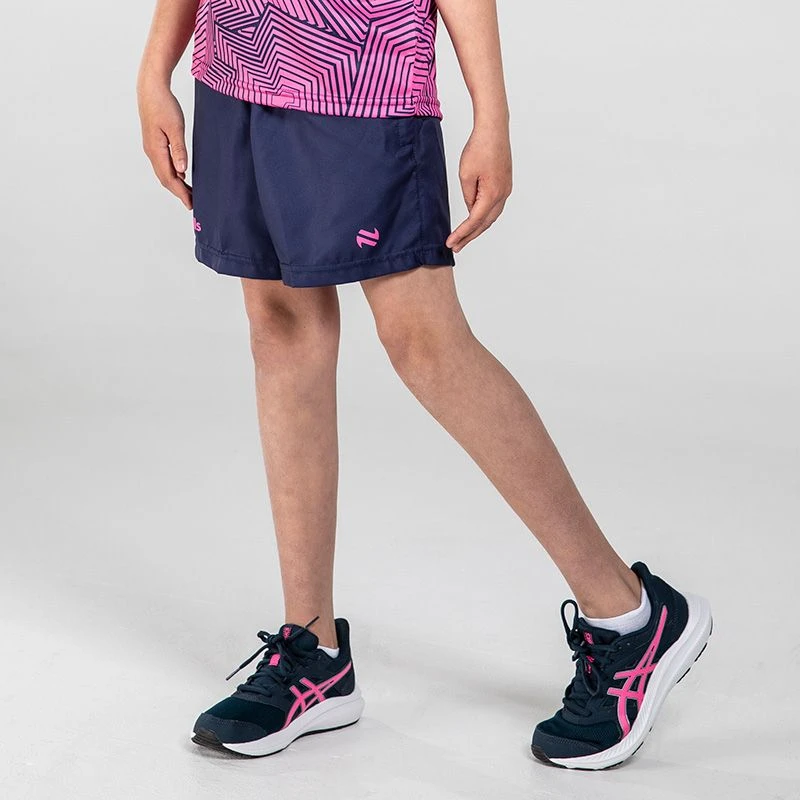 Kids' Carly Woven Leisure Shorts Marine / Pink 1 Kids' Carly Woven Leisure Shorts Marine / Pink