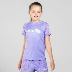 Kids' Roxane T-Shirt Purple / Orange / White