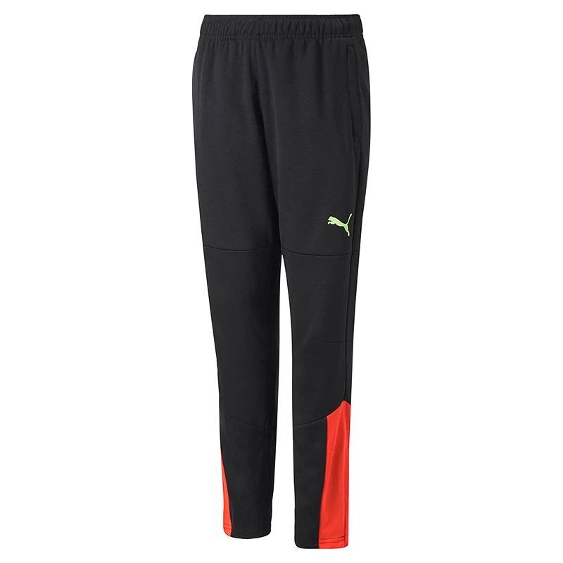 Puma Kids' Individual Training Bottoms Black / Coral 1 Puma Kids' Individual Training Bottoms Black / Coral