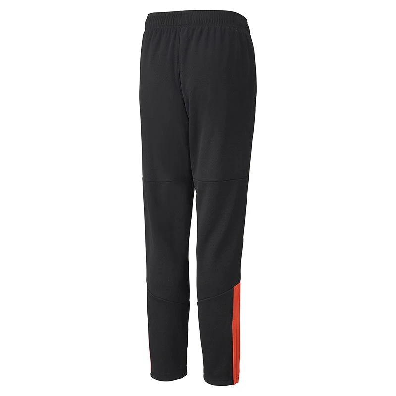 Puma Kids' Individual Training Bottoms Black / Coral 2 Puma Kids' Individual Training Bottoms Black / Coral - Image 2