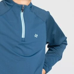 O'Neills Kids' Adapt Brushed Half Zip Top Marine / Blue -Columbia Sales Store am3a3703