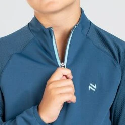 O'Neills Kids' Adapt Brushed Half Zip Top Marine / Blue -Columbia Sales Store am3a3708