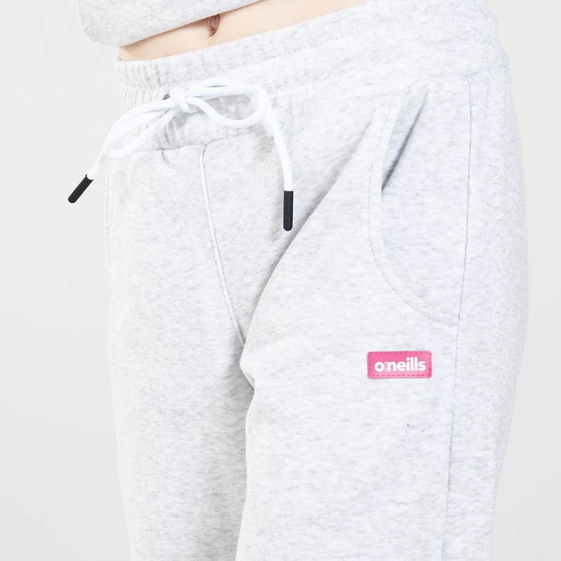 Kids' Katalina Fleece Leisure Bottoms Grey / Pink 3 Kids' Katalina Fleece Leisure Bottoms Grey / Pink - Image 3