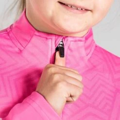 Kids' Carly Brushed Half Zip Top Pink / Marine -Columbia Sales Store am3a9650 1