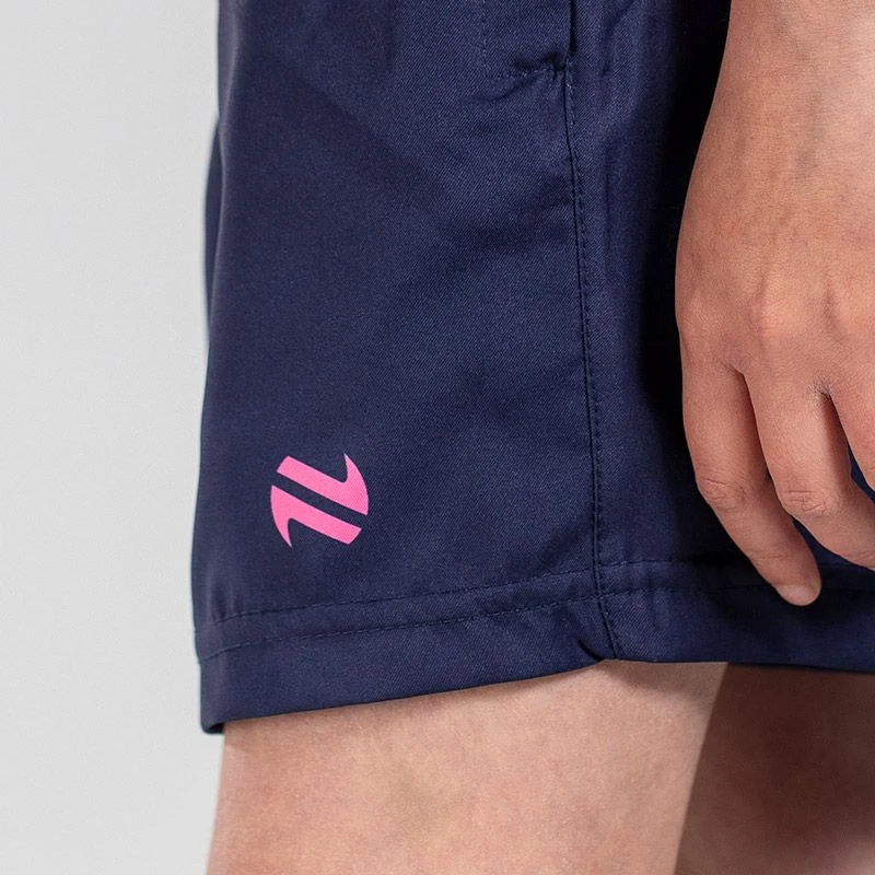 Kids' Carly Woven Leisure Shorts Marine / Pink 3 Kids' Carly Woven Leisure Shorts Marine / Pink - Image 3