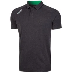Kids' Aspen Polo Marl Black / Emerald