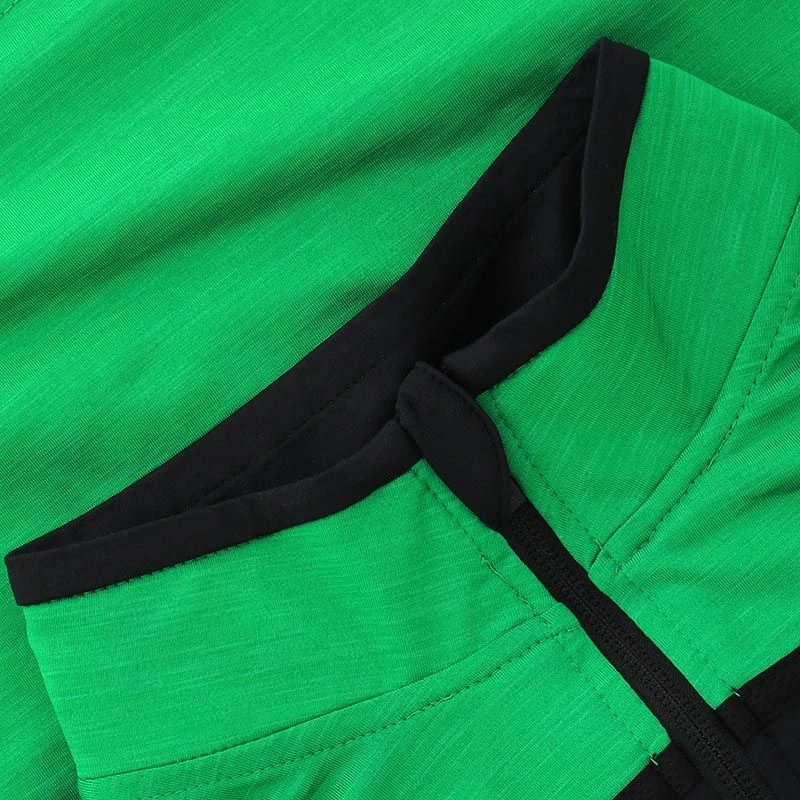 Kids' Auckland Brushed Half Zip Top Green / Black 5 Kids' Auckland Brushed Half Zip Top Green / Black - Image 5
