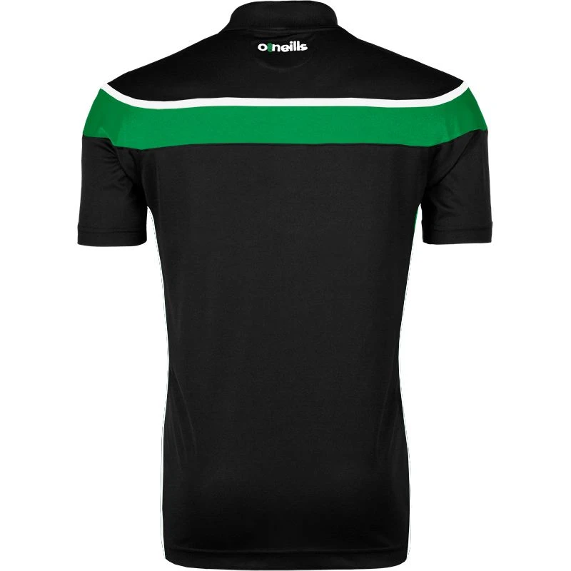 Kids' Auckland Polo Shirt Black / Emerald / White 2 Kids' Auckland Polo Shirt Black / Emerald / White - Image 2