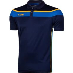 Kids' Auckland Polo Shirt Marine / Royal / Amber