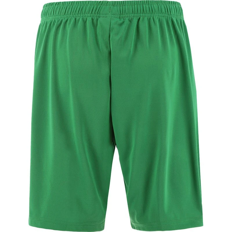 Kids' Aztec Soccer Shorts Green 3 Kids' Aztec Soccer Shorts Green - Image 3