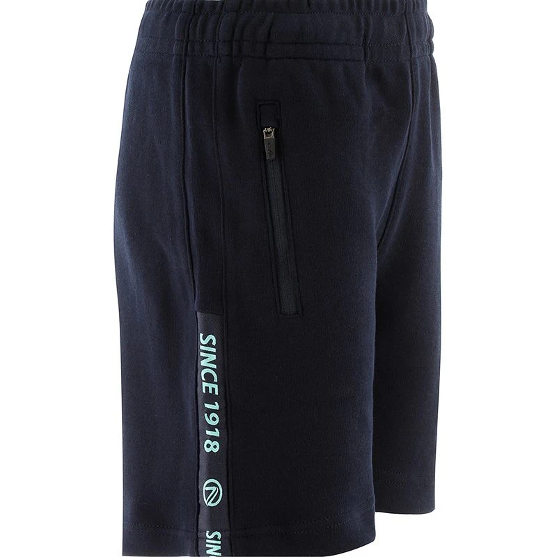 Kids' Defender Fleece Shorts Marine / Green 2 Kids' Defender Fleece Shorts Marine / Green - Image 2