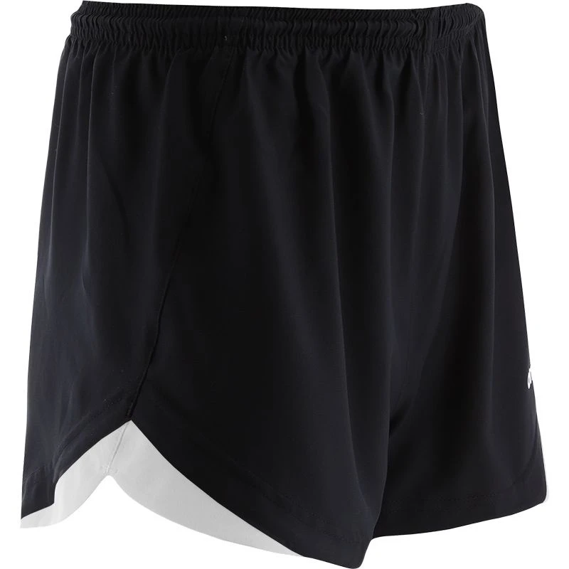 Kids' Kiera Sports Shorts Black / White 2 Kids' Kiera Sports Shorts Black / White - Image 2
