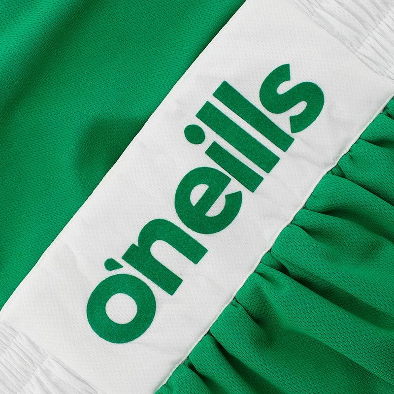 Kids' Knockout Boxing Shorts Green / White 4 Kids' Knockout Boxing Shorts Green / White - Image 4