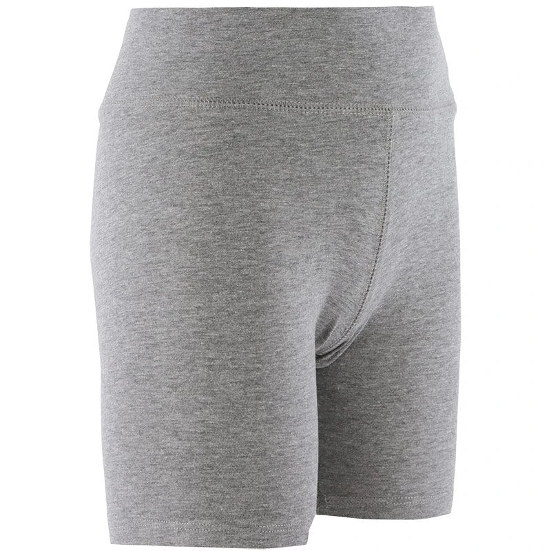 Kids' Kourtney Cotton Cycling Shorts Grey / White 2 Kids' Kourtney Cotton Cycling Shorts Grey / White - Image 2