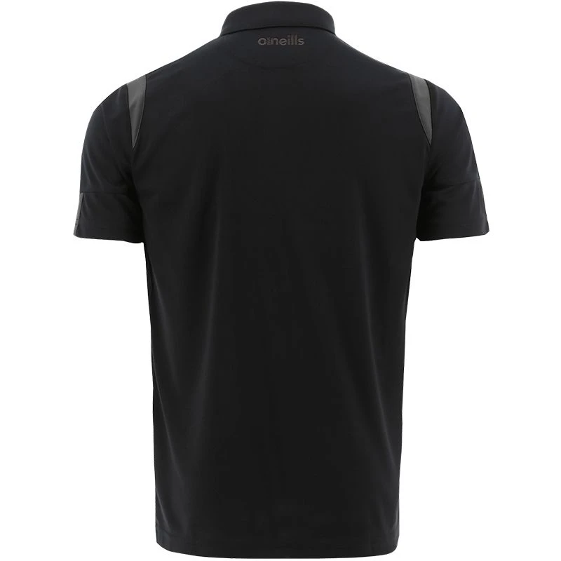 Kids' Loxton Polo Shirt Black / Grey 2 Kids' Loxton Polo Shirt Black / Grey - Image 2