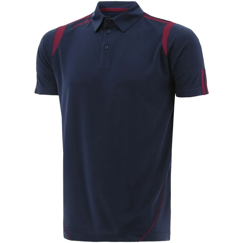 Kids' Loxton Polo Shirt Marine / Maroon 1 Kids' Loxton Polo Shirt Marine / Maroon