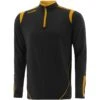 Kids' Loxton Brushed Half Zip Top Black / Amber