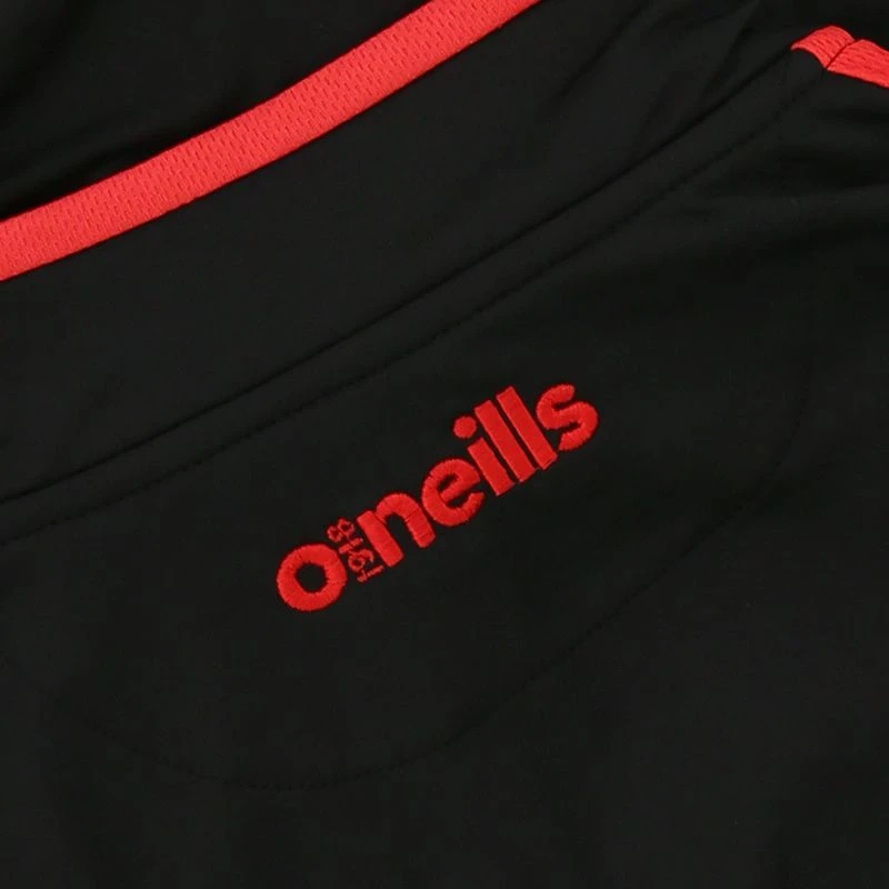 Kids' Loxton Brushed Half Zip Top Black / Red 3 Kids' Loxton Brushed Half Zip Top Black / Red - Image 3