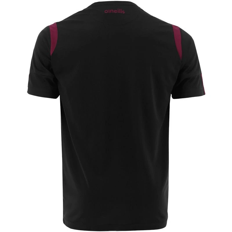 Kids' Loxton T-Shirt Black / Maroon 2 Kids' Loxton T-Shirt Black / Maroon - Image 2