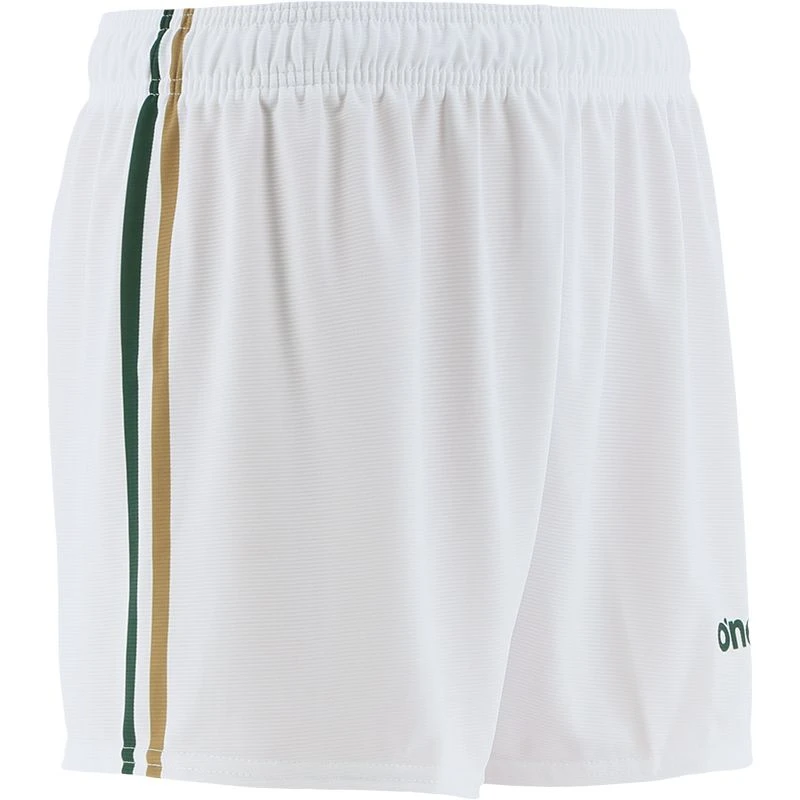 Kids' Mourne Shorts White / Gold / Green 1 Kids' Mourne Shorts White / Gold / Green