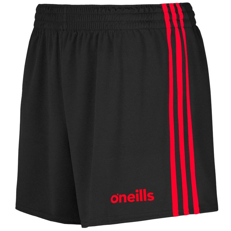 Kids' Mourne Shorts Black / Red 1 Kids' Mourne Shorts Black / Red