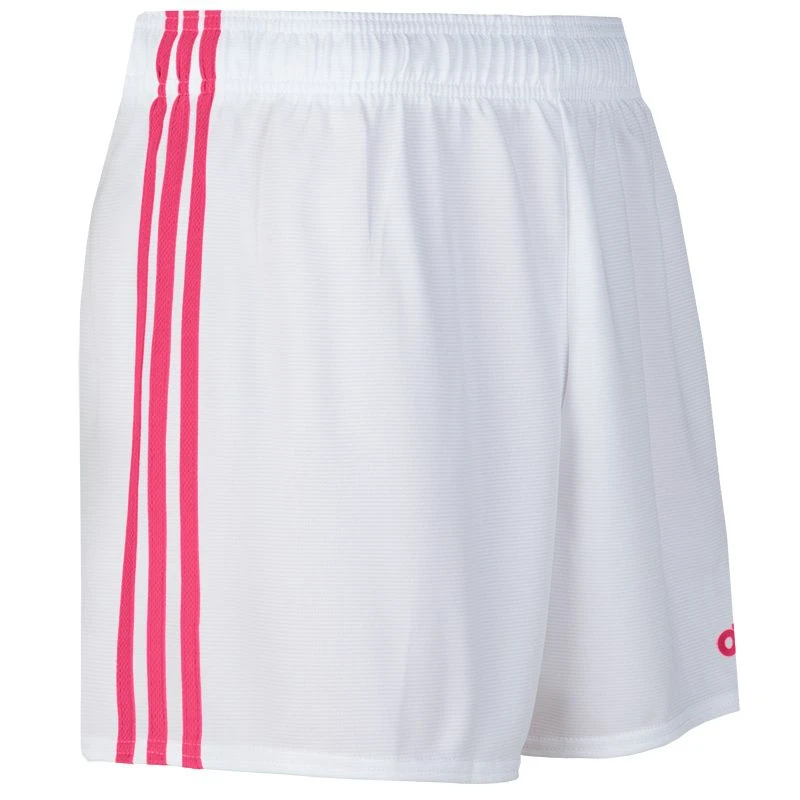 Kids' Mourne Shorts White / Pink 2 Kids' Mourne Shorts White / Pink - Image 2
