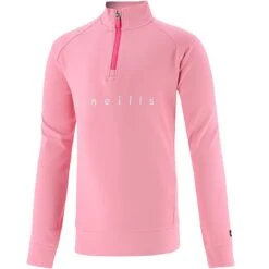 Kids' Natalie Half Zip Top Pink / White -Columbia Sales Store nata 273 0 gen pkpkwh kids p1