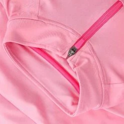 Kids' Natalie Half Zip Top Pink / White -Columbia Sales Store nata 273 0 gen pkpkwh kids p5