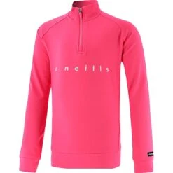 Kids' Natalie Half Zip Top Pink / Black / White -Columbia Sales Store nata 273 0 gen pkwh kids p1