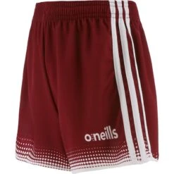 Kids' Nelson Shorts Maroon / White