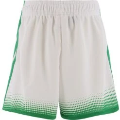 Kids' Nelson Shorts White / Green -Columbia Sales Store nelson 179 gaelic shorts 3s wht grn kids 3