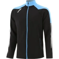 Kids' Nevada Hybrid Full Zip Top Black / Sky / White