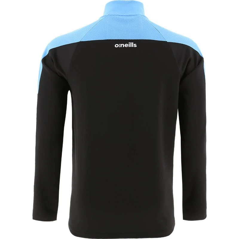 Kids' Nevada Hybrid Full Zip Top Black / Sky / White 2 Kids' Nevada Hybrid Full Zip Top Black / Sky / White - Image 2