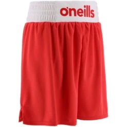 Kids' Knockout Boxing Shorts Red / White