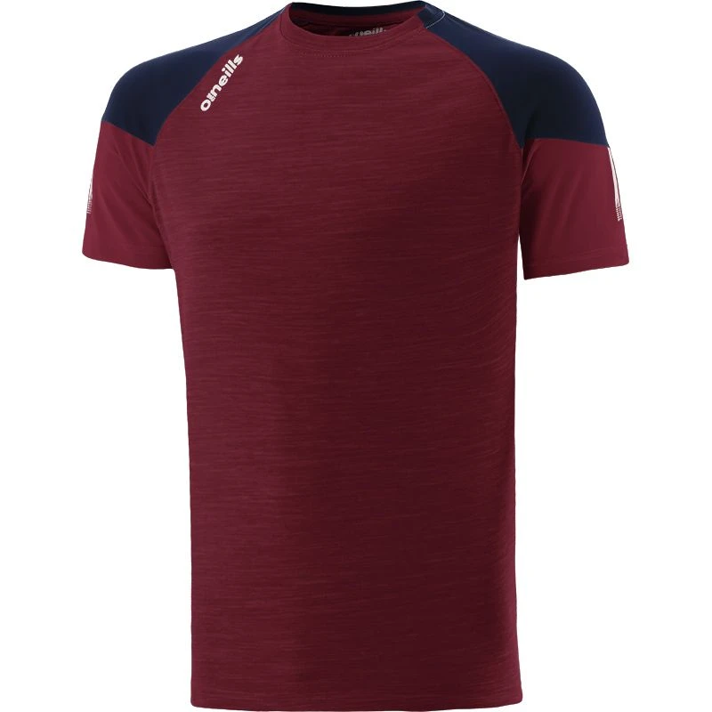 Kids' Oslo T-Shirt Maroon / Marine / White 1 Kids' Oslo T-Shirt Maroon / Marine / White