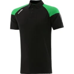 Kids' Oslo Polo Shirt Black / Green / White