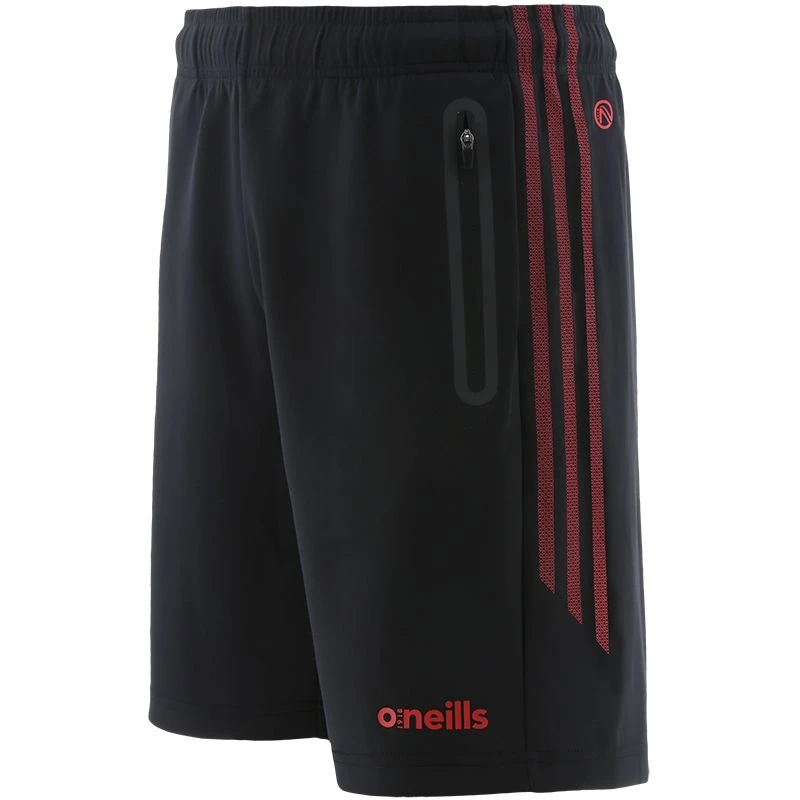 Kids' Pioneer Hybrid Leisure Shorts Black / Red 1 Kids' Pioneer Hybrid Leisure Shorts Black / Red