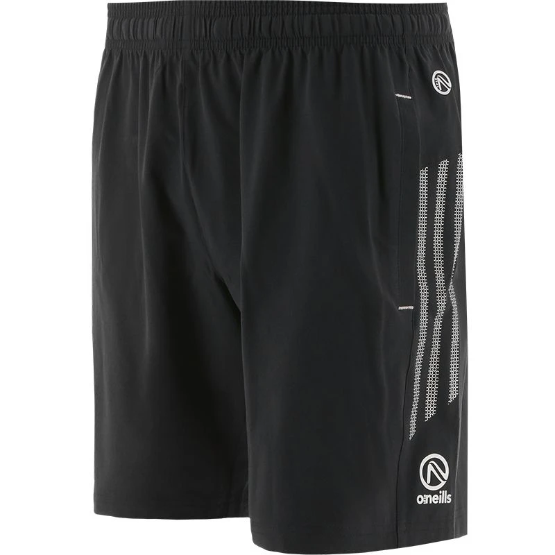 Kids' Pluto Woven Shorts Black / Silver 1 Kids' Pluto Woven Shorts Black / Silver