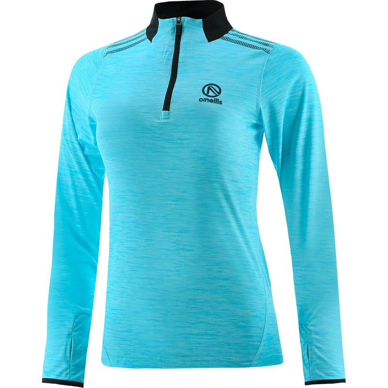 Kids' Pluto Half Zip Midlayer Top Blue / Dark Grey 1 Kids' Pluto Half Zip Midlayer Top Blue / Dark Grey