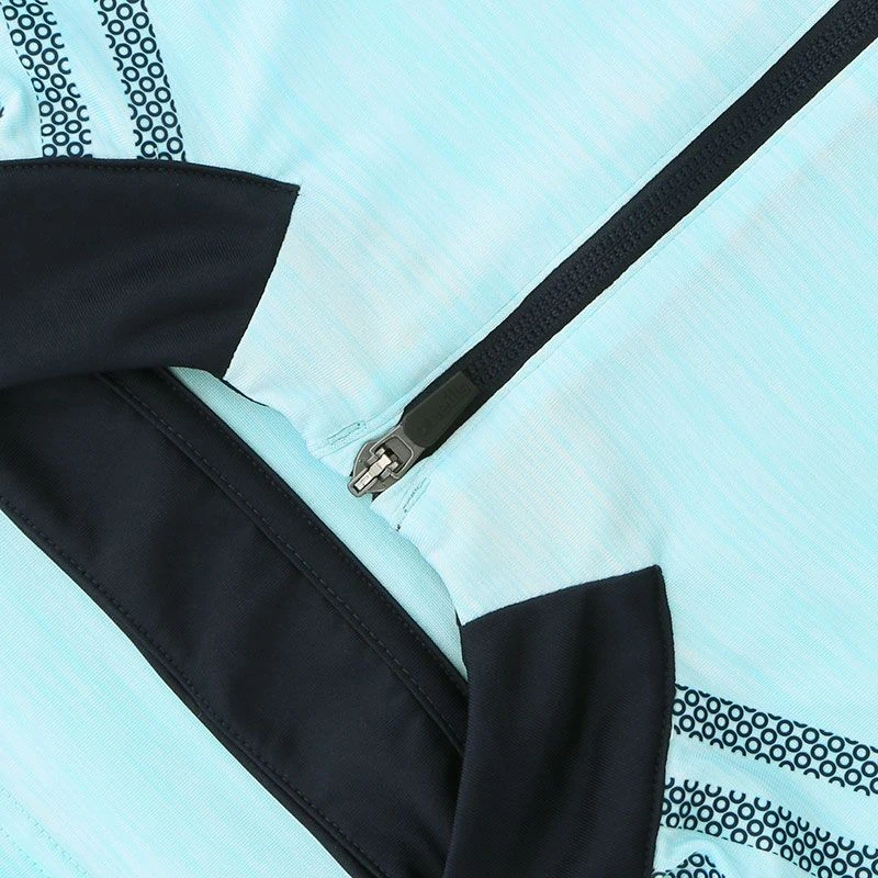 Kids' Pluto Half Zip Midlayer Top Green / Marine 5 Kids' Pluto Half Zip Midlayer Top Green / Marine - Image 5