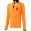 Kids' Pluto Half Zip Midlayer Top Orange / Marine