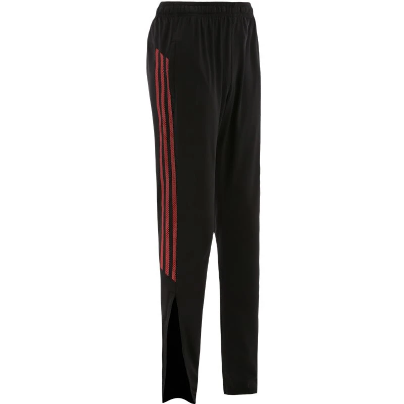 Kids' Pluto Brushed Skinny Tracksuit Bottoms Black / Red 3 Kids' Pluto Brushed Skinny Tracksuit Bottoms Black / Red - Image 3