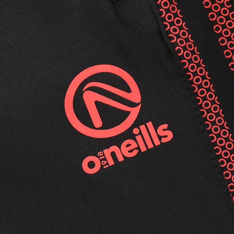 Kids' Pluto Brushed Skinny Tracksuit Bottoms Black / Red 4 Kids' Pluto Brushed Skinny Tracksuit Bottoms Black / Red - Image 4