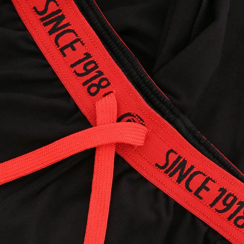 Kids' Pluto Brushed Skinny Tracksuit Bottoms Black / Red 7 Kids' Pluto Brushed Skinny Tracksuit Bottoms Black / Red - Image 7